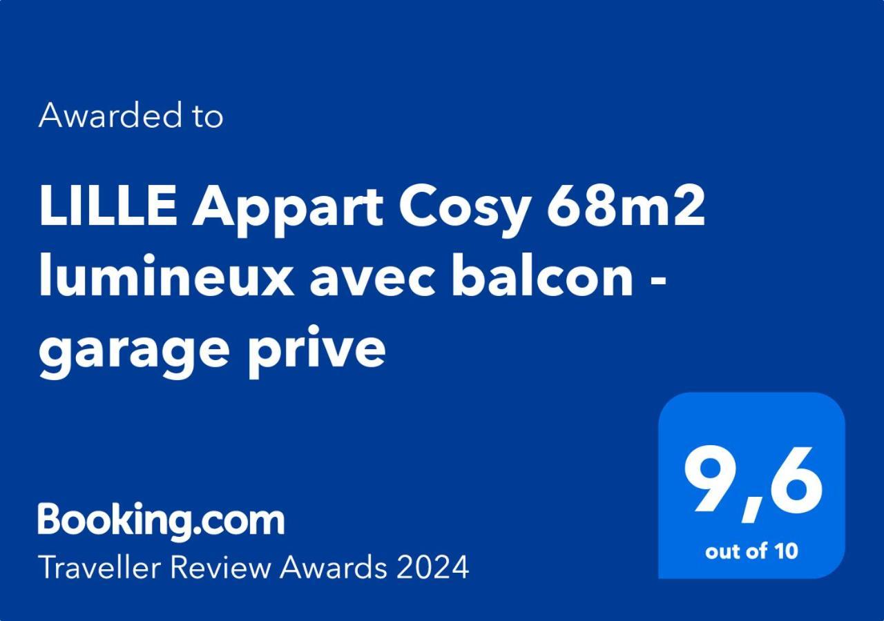 Lille Appart Cosy 68M2 Lumineux Avec Balcon - Garage Prive Exterior foto